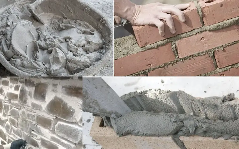 The visual differences between bricks and mortar